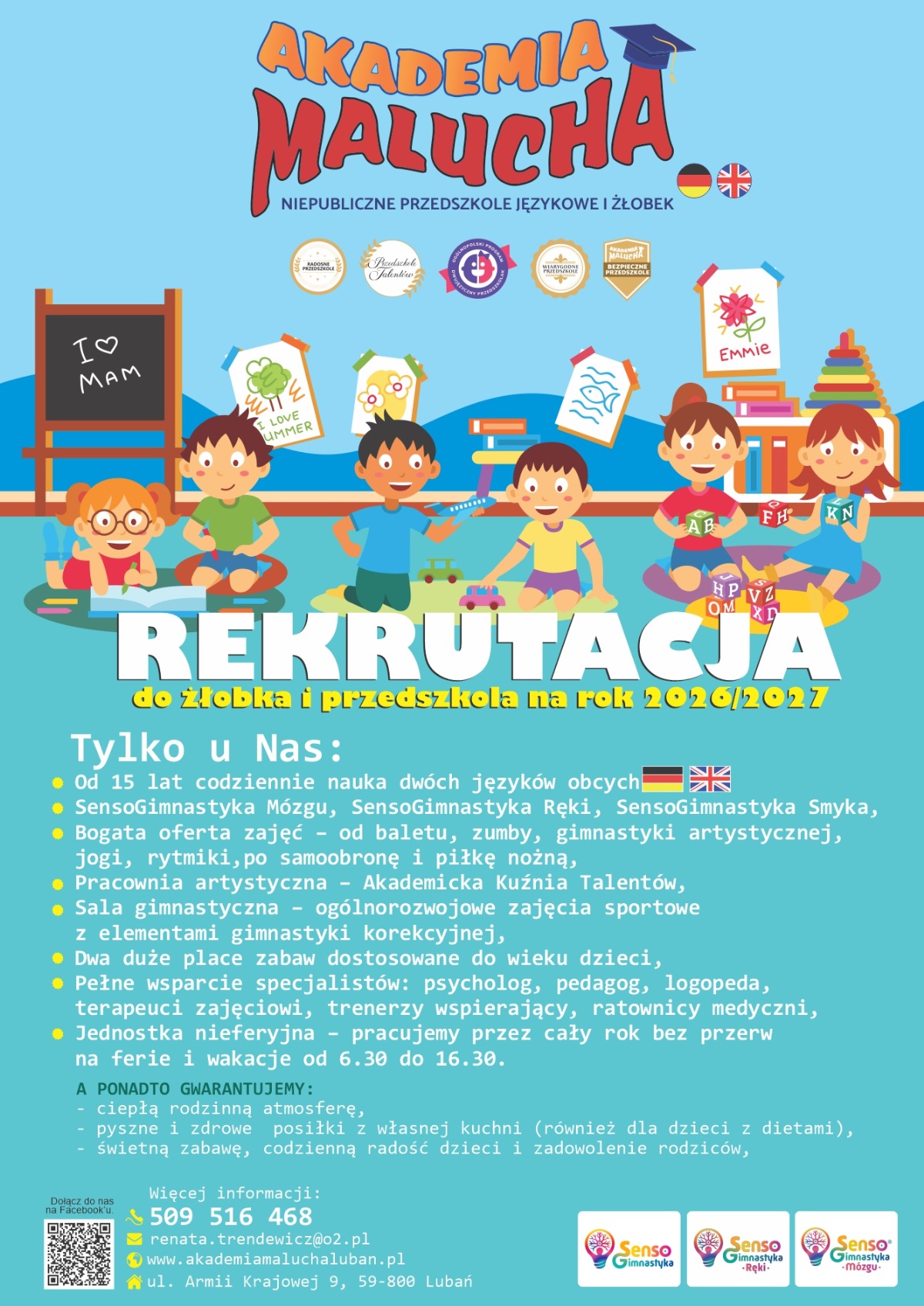 Rekrutacja do Przedszkola i Żłobka