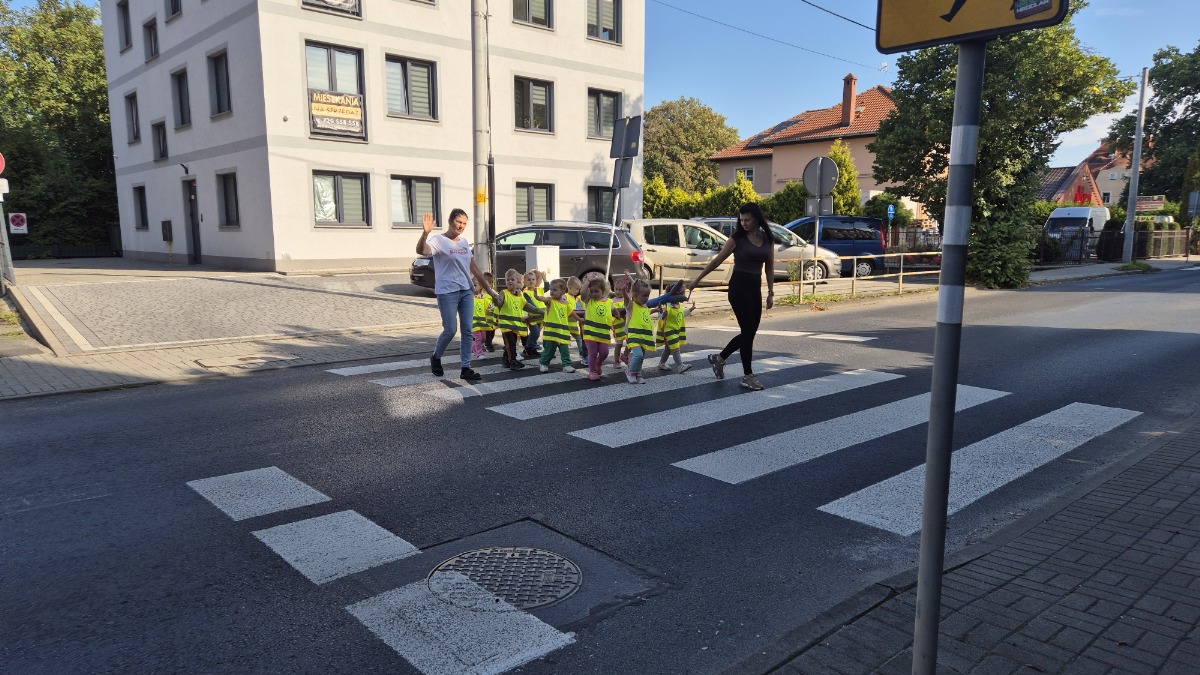 przejście przez pasy